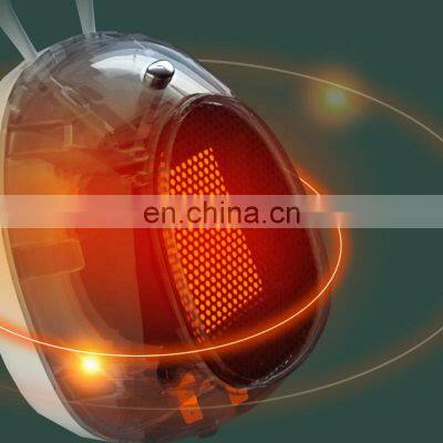 Personal Space Desktop Fan Heater 500W PTC Ceramic Heating Standing Heater Fan Portable Mini Room Electric Heater For Bedroom photo-2