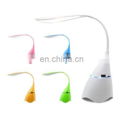Smart Dimmable Led Foldable Charging Business Desk Lamp With Blue Tooth Speaker photo-3