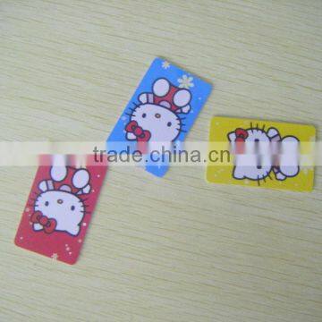 LF irregular shape plastic card