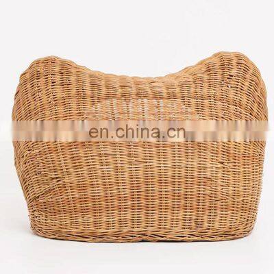 Hot Sale Handcrafted Rattan Wicker Cat Bed With Cushion and Portable Eco - Friendly Cat House Wholesale Made in Vietnam photo-5