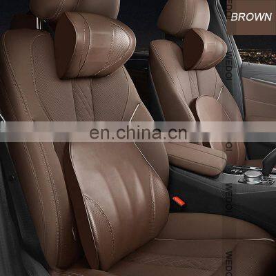 High Quality Car Seat Headrest Pillow Memory Cotton Car Pillow Luxury Factory Custom Travel Pad OEM Headrest Neck Support photo-4