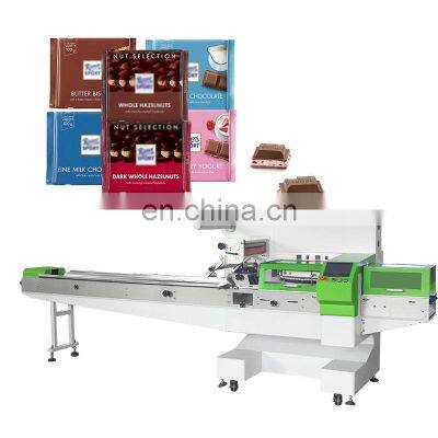 Single Manual Chocolate Bar Tablet Twist Fold Flow Pillow Wrap Honey Process And Pack Machine For Trade