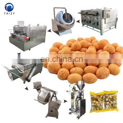 flour coated peanut making machine fish skin peanut sugar coating machine