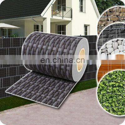 Customized PVC Zaun Sichtschutz Streifen Vertical Pvc Strip Screen Fence Germany Market photo-3