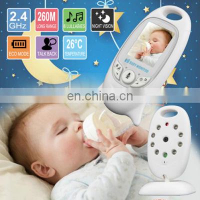 VB601 2.0inch LCD screen 2.4Ghz night vision shooting temperature detection digital audio baby monitor camera VB601