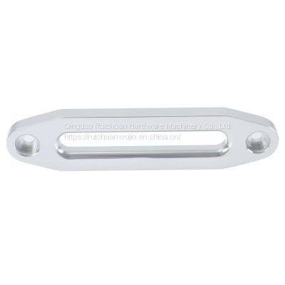 Outdoor Off-road Vehicle Silver Nylon Winch Aluminum Alloy Rope Guide Rope Stopper Accessories Winch Rope Exit Rope Mouth photo-2