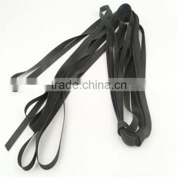 Black No-slip Ribbed Rubber Band photo-2