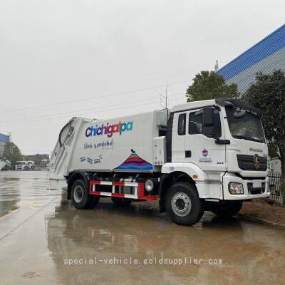 15 cubic meter capacity Shaanxi Automobile domestic waste transfer vehicle