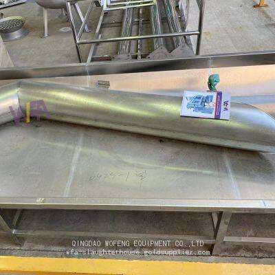 High Quality Stainless Steel Production Cattle Abattoir Equipment Hooves Sliding Chute For Slaughterhouse photo-5