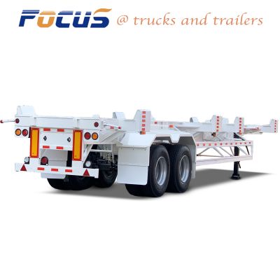 Terminal Port Container Semi Trailer, Bomb Cart Semi-Trailer/Terminal Trailer/ Skeleton Trailer