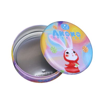 Food Grade Round Metal Packing Biscuit Cookie Tin Box