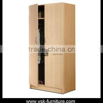 WD-009 1.2m Swing Door Veneer Wardrobe