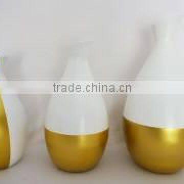 High quality best selling eco friendly two tones color spun bamboo vase in Viet Nam