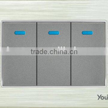 wall switch with blue backlight