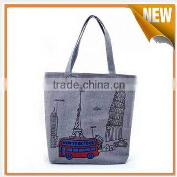 Promotional cheap logo shopping tote bags