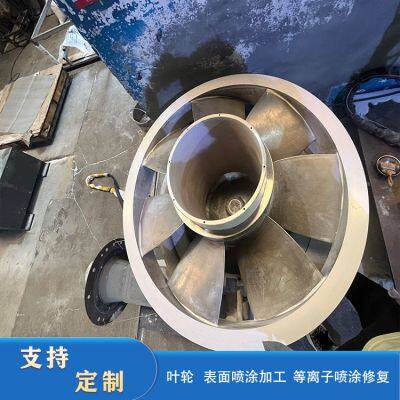The Surface of the Impeller is Strengthened by Spraying