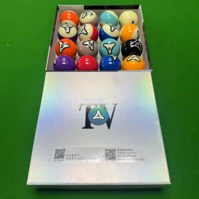 [Panasphere Billiards] Standard Crystal Balls for Black Eight, TV-Grade 16A Crystal Billiard Balls, Chinese-Style Billiards Balls photo-4