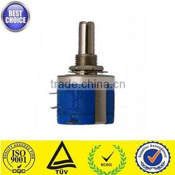 WXD 3540 wire wound rotary potentiometer, precision potentiometer with various resistance