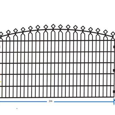 Clôture en toile métallique double en acier inoxydable imperméable pour la résistance à la corrosion