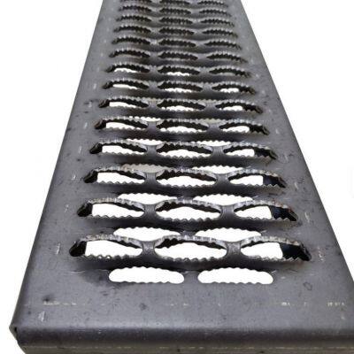 Galvanized Sheet Oval Grip Strut Work Platform Walkway Safety Grating