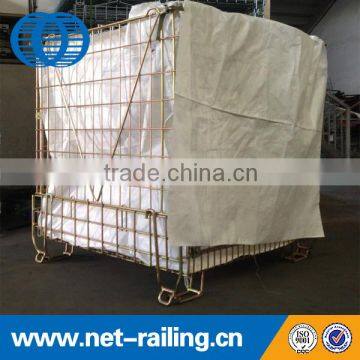 Warehouse galvanized metal containers for plastic cap