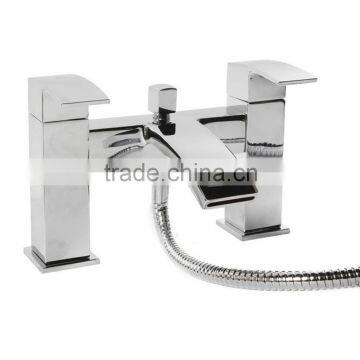 Bathroom Bath Waterfall Mixer Filler Tap Tub & Shower Faucets