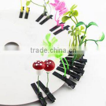 Plant Grass Head Long Grass Hair Clip Flower Sprouts Flower Hairpin photo-2