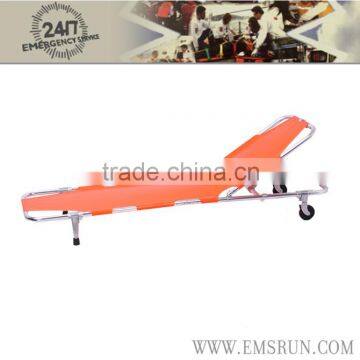Adjustable Aluminum Folding Patient Stretcher photo-2