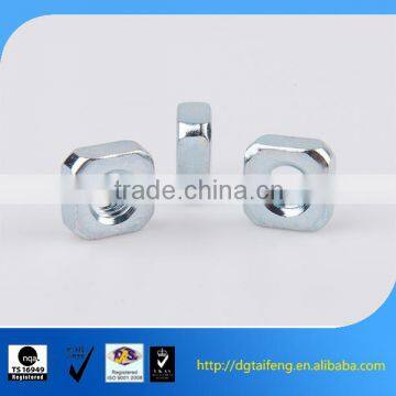 Zinc coated carbon steel 4.8 grade nylon nut