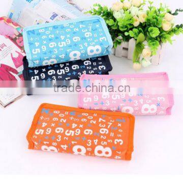 Large pencil bag plain figure printing pencil case