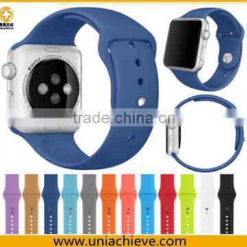Apple desgin silicone slap band exchangeable watch