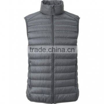 wholesale winter men goose down vest custom