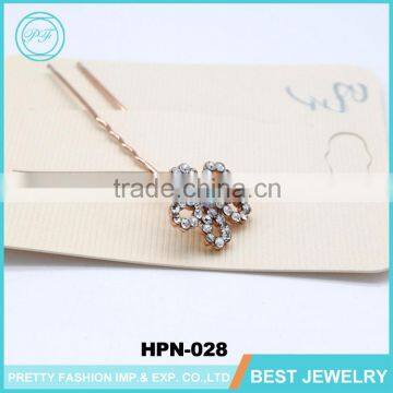 Korean Fashion Handmade Flower Shape Hairpin Shining Hair Accessories For Gift