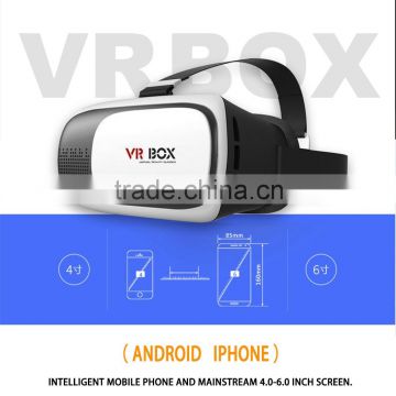 2016 hottest Head Mount Plastic Version all in one vr 2nd generation Accept OEM customized logo