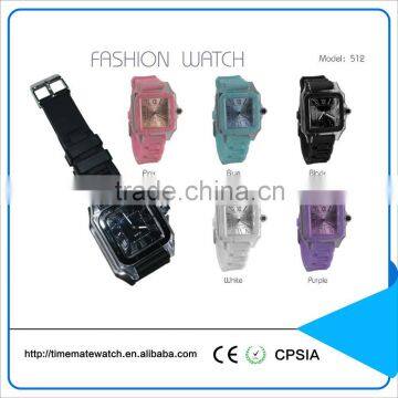 New arrival in bulk bracelet wrist sports watch custom logo silicon watch interchangeable silicone strap watch