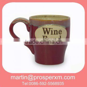 500ml ceramic mug with handle