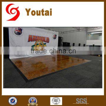 high glossy mirror portable wooden dance floor