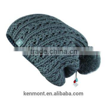 Fashion Design Top Quality Plain Custom knit Winter Hats