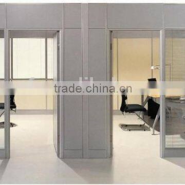 office Screens & Room Dividers Type Modern Aluminumd Tempered high glass Material partition wall(SZ-HPA801)