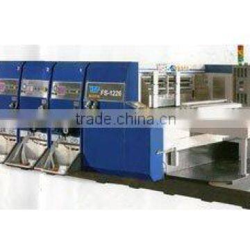 high speed corrugated cardboard printing and slotter machine