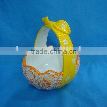 New Ceramic egg basket