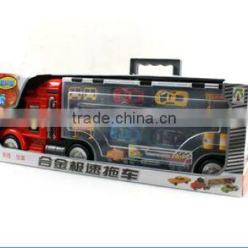 Advanced Portable Alloy Car,simulation Alloy Trailers,alloy Toy Diecast Model Car With 8 Alloy Cars photo-4
