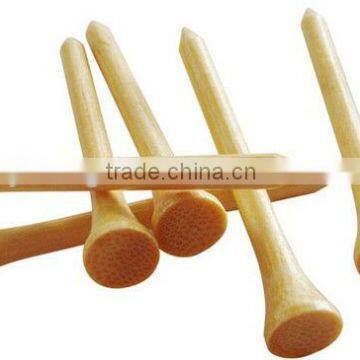 Bamboo Golf tee with natural color /Golf tee/Printed Golf tee