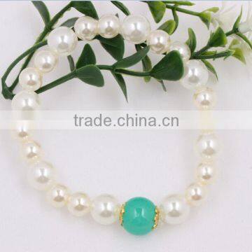 New Design Girl's Fashion Imitation Pearl Bracelet