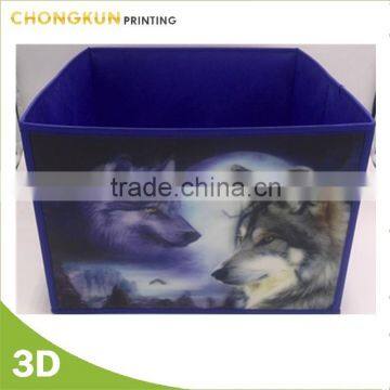 3d foldable nonwoven storage box