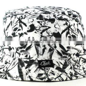 Multi Color 100% Cotton Outdoor Travel Anti-sunshine Print Bucket Hat photo-4