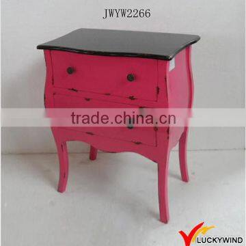 Pink Handicraft Wood Material Antique French Furniture Reproduction