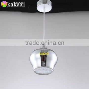 Creative LED Droplight 18W Plating Silver Color Lantern Chandelier Dining Room LED Pendant Lights photo-3