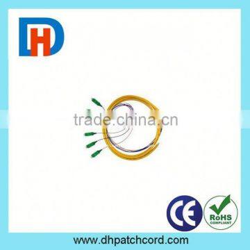 Round Type Colorful OM3 Fiber Optic Pigtail ST photo-4