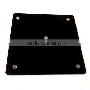 Black Acrylic Square Serving Mats